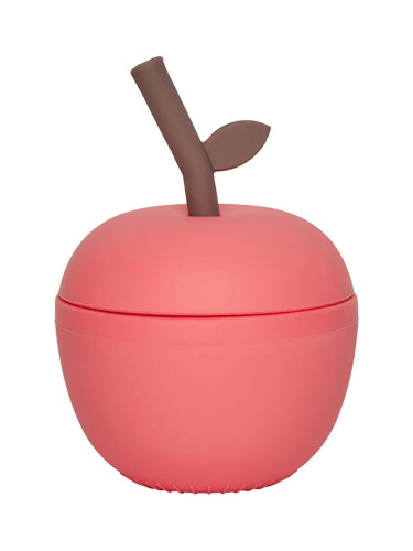 Чаша с капак OYOY Apple Cup 120 ml