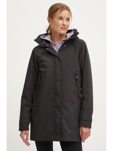 Яке Helly Hansen VICTORIA INS MID RAIN в черно преходен модел 54101