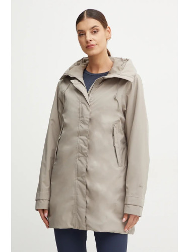 Яке Helly Hansen VICTORIA INS MID RAIN в сиво преходен модел 54101