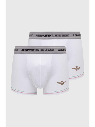 Боксерки Aeronautica Militare (2 чифта) в бяло AM1UBX003