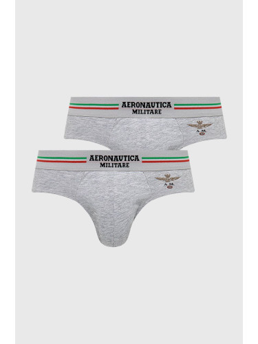 Слипове Aeronautica Militare (2 чифта) мъжки в сиво AM1USL001