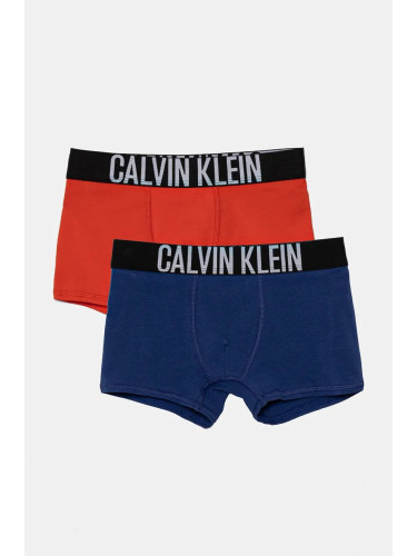 Детски боксерки Calvin Klein Underwear (2 броя) в червено B70B700488