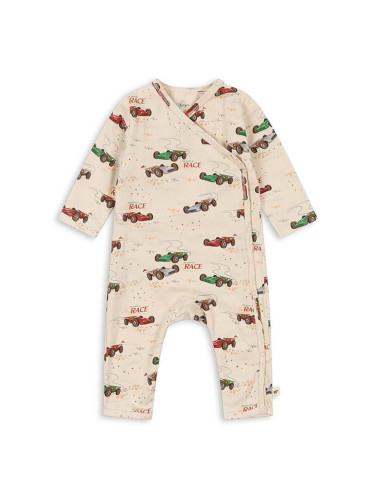 Бебешки къс гащеризон Konges Sløjd BASIC NEWBORN ONESIE GOTS KS101415