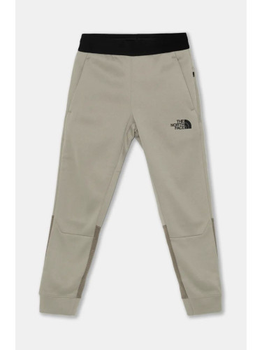 Детски спортен панталон The North Face MOUNTAIN ATHLETICS JOGGERS в бежово с десен NF0A89HW5II1