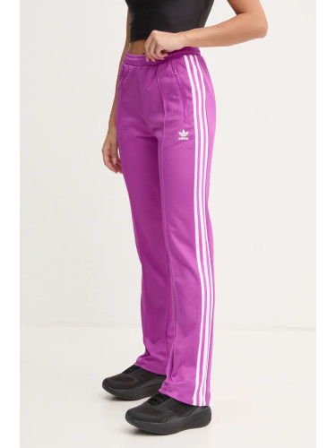 Спортен панталон adidas Originals Beckenbauer Track Pant в лилаво с апликация IY2225