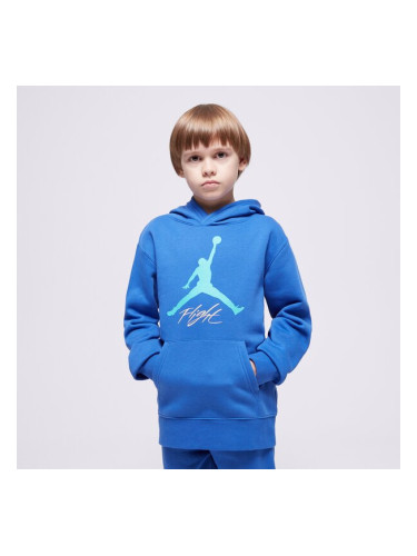 Jordan Суитчър С Качулка Jdn Jumpman Baseline Po Boy детски Дрехи Суичъри 95D277-U5H Син