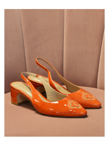 МОСТРА Nо37 - FIORELLINI PATENT MID DARK ORANGE