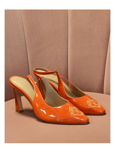 МОСТРА Nо37 - FIORELLINI PATENT HIGH DARK ORANGE