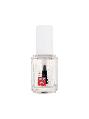 Essie Stay Longer Longwear Top Coat Лак за нокти за жени 13,5 ml увредена кутия