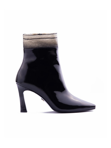 МОСТРА No40 - SOCK BOOT BLACK PATENT
