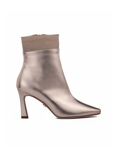 МОСТРА No40 - SOCK BOOT SILVER METALLIC