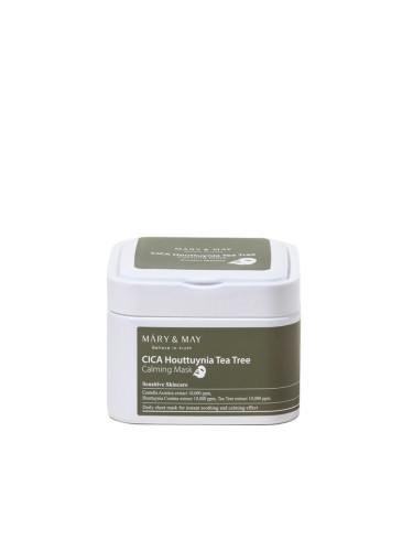 Mary & May - CICA Houttuynia Tea Tree Calming Mask (30ea)