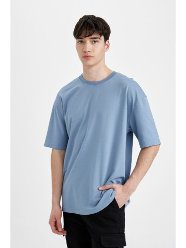 DEFACTO Oversize Fit Crew Neck Heavy Fabric Short Sleeve T-Shirt