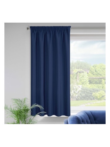 Eurofirany Unisex's Drape 432093 Navy Blue