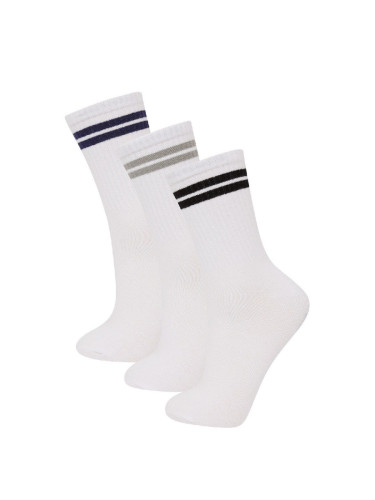 DEFACTO Size 3-Pack Cotton Long Socks