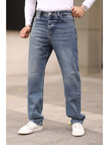 Trendyol Blue Baggy Fit Jeans Denim Trousers