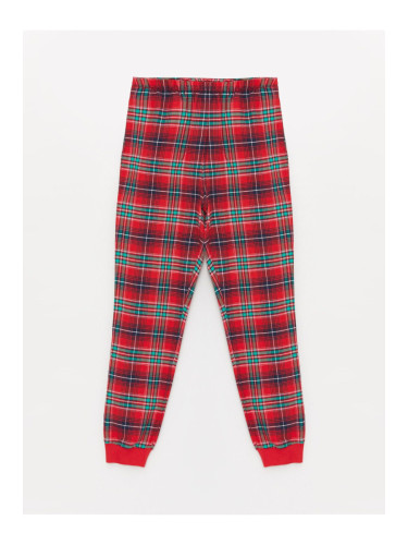 LC Waikiki Women's Elastic Waist Plaid Jogger Pajama Bottom