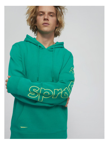 Sprandi Суитшърт SS21-BLM015 Зелен Regular Fit