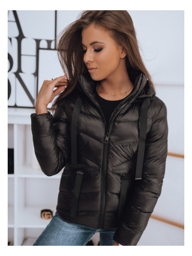 Kurtka damska pikowana MALLA czarna Dstreet