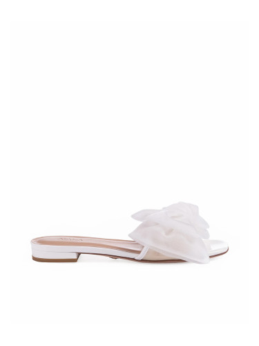 АРХИВ - BOW SLIDE WHITE PATENT