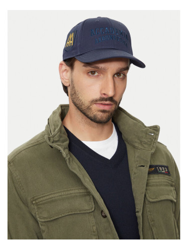 Aeronautica Militare Шапка с козирка Cappellino 242HA1181CT2848 Тъмносин