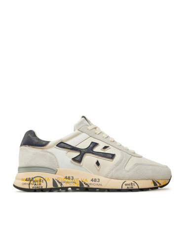 Premiata Сникърси Mick 6873 Бял