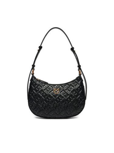 PINKO Дамска чанта Half Moon Mini Fl . AI 24-25 PLTT 102790 A1YB Черен