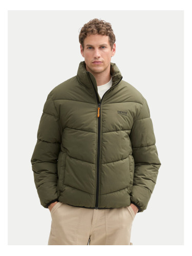 Tom Tailor Denim Зимно яке 1041776 Зелен Relaxed Fit