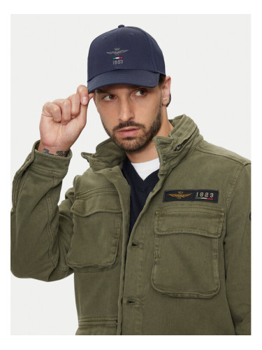 Aeronautica Militare Шапка с козирка Cappellino 242HA1179CT2848 Тъмносин