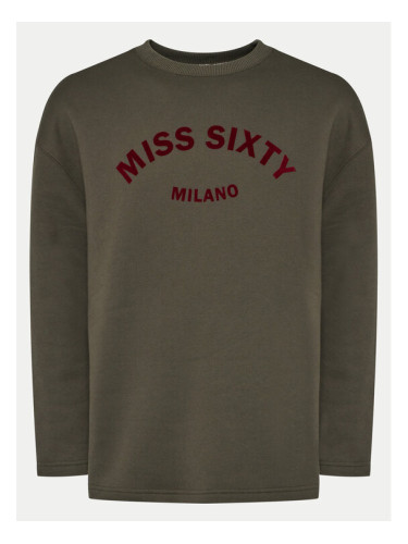 Miss Sixty Суитшърт 6L4TJ1740000 Каки Relaxed Fit