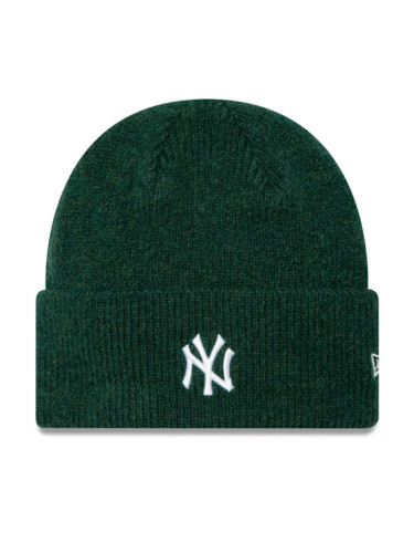 New Era Шапка New York Yankees Wide Cuff Knit Beanie 60580768 Зелен