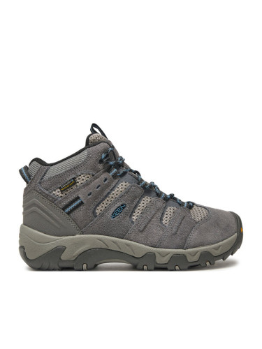 Keen Туристически Headout Mid Wp Steel 1028307 Сив