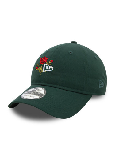 New Era Шапка с козирка Rose Icon 9TWENTY 60580797 Зелен