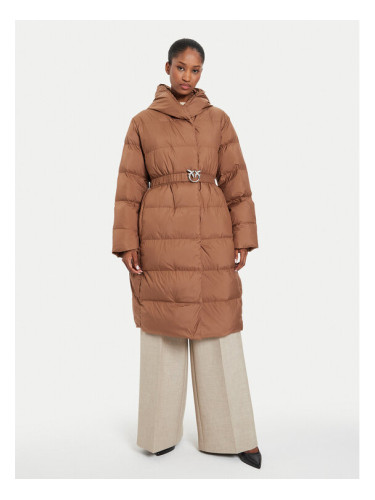 PINKO Зимно палто Collirio 103828 A11M Кафяв Regular Fit