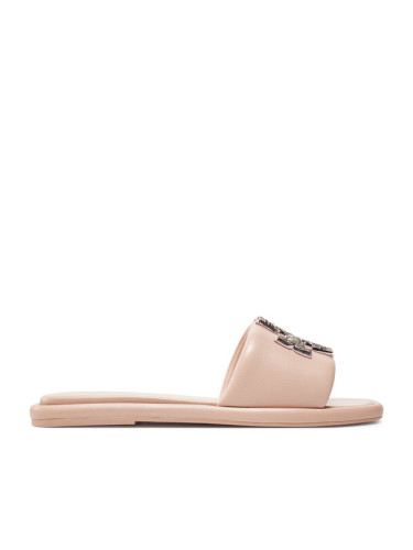 Tory Burch Чехли Double T Deco Sport Slide 158768 Розов