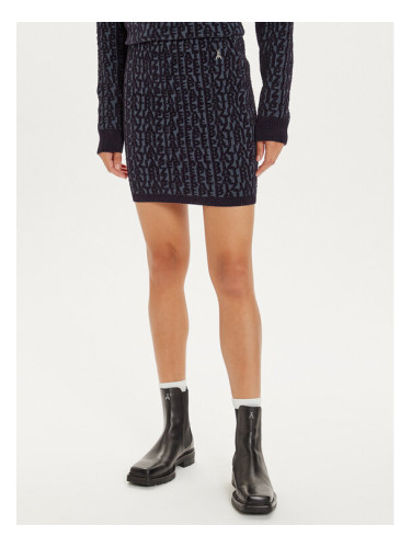 Patrizia Pepe Мини пола 2G0986 K210 Тъмносин Regular Fit