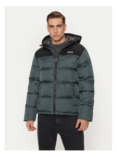 Schott NYC Зимно яке UTAH2 Зелен Regular Fit