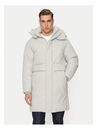 Jack & Jones Зимно палто Bolton 12259486 Сив Regular Fit