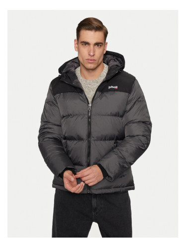 Schott NYC Зимно яке UTAH2 Сив Regular Fit