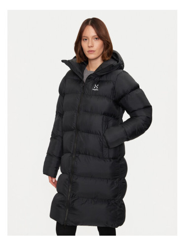Haglöfs Зимно палто Long Mimic 607706 Черен Relaxed Fit