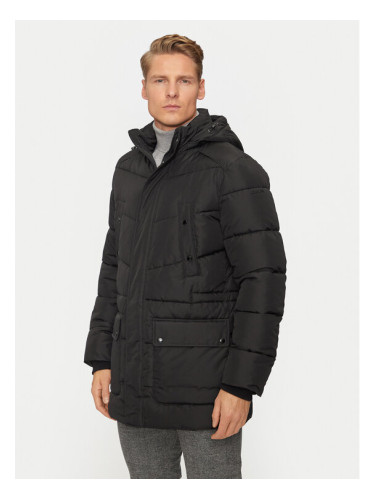 Geox Зимно яке Leitan M4628B T3144 F9000 Черен Regular Fit