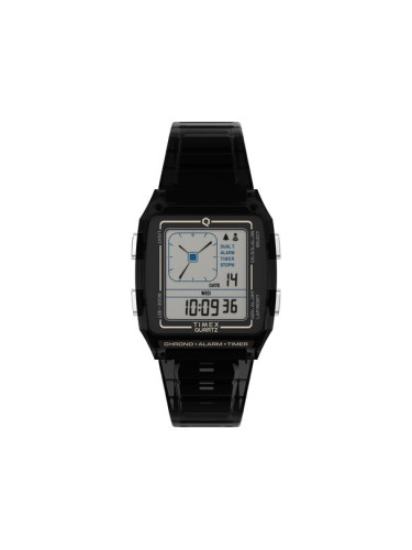 Timex Часовник Timex Q TW2W45000 Сив