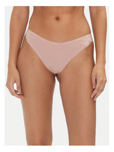 Calvin Klein Underwear Дамски бикини тип бразилиана 000QF7829E Розов