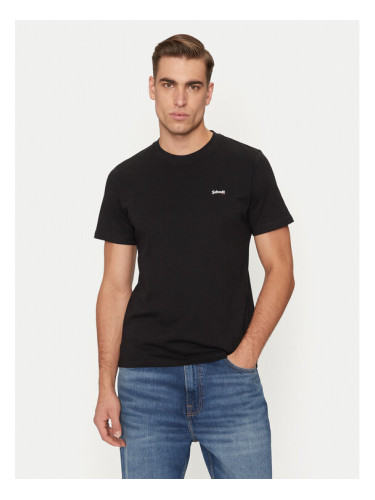 Schott NYC Тишърт TSCLAWS1 Черен Regular Fit