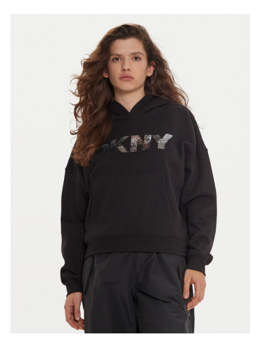 DKNY Суитшърт DP4T1031 Черен Regular Fit