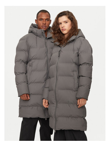 Rains Зимно палто 15130 Сив Regular Fit