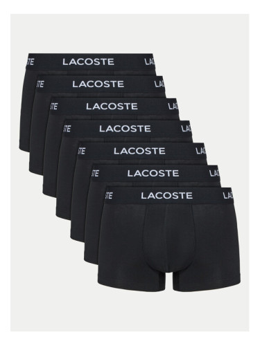 Lacoste Комплект 7 чифта боксери 5H0864 Черен