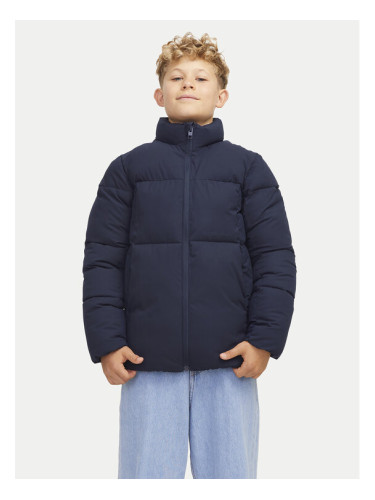 Jack&Jones Junior Пухено яке Vesterbro 12267178 Тъмносин Regular Fit