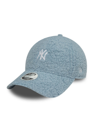 New Era Шапка с козирка Borg New York Yankees 9FORTY 60580743 Светлосиньо