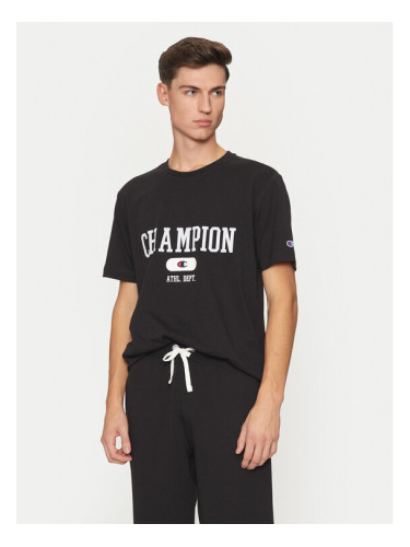 Champion Тишърт 220432 Черен Regular Fit